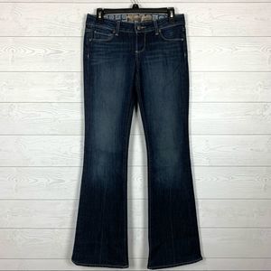PAIGE Dark Denim Bootcut Jeans Laurel Canyon 26